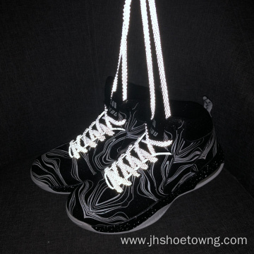Custom mens walking Pu breathable tennis shoes